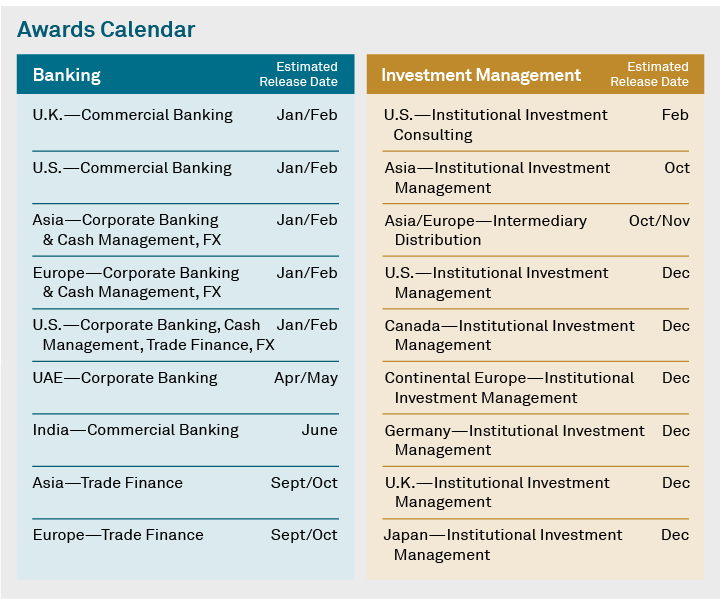 Awards Calendar